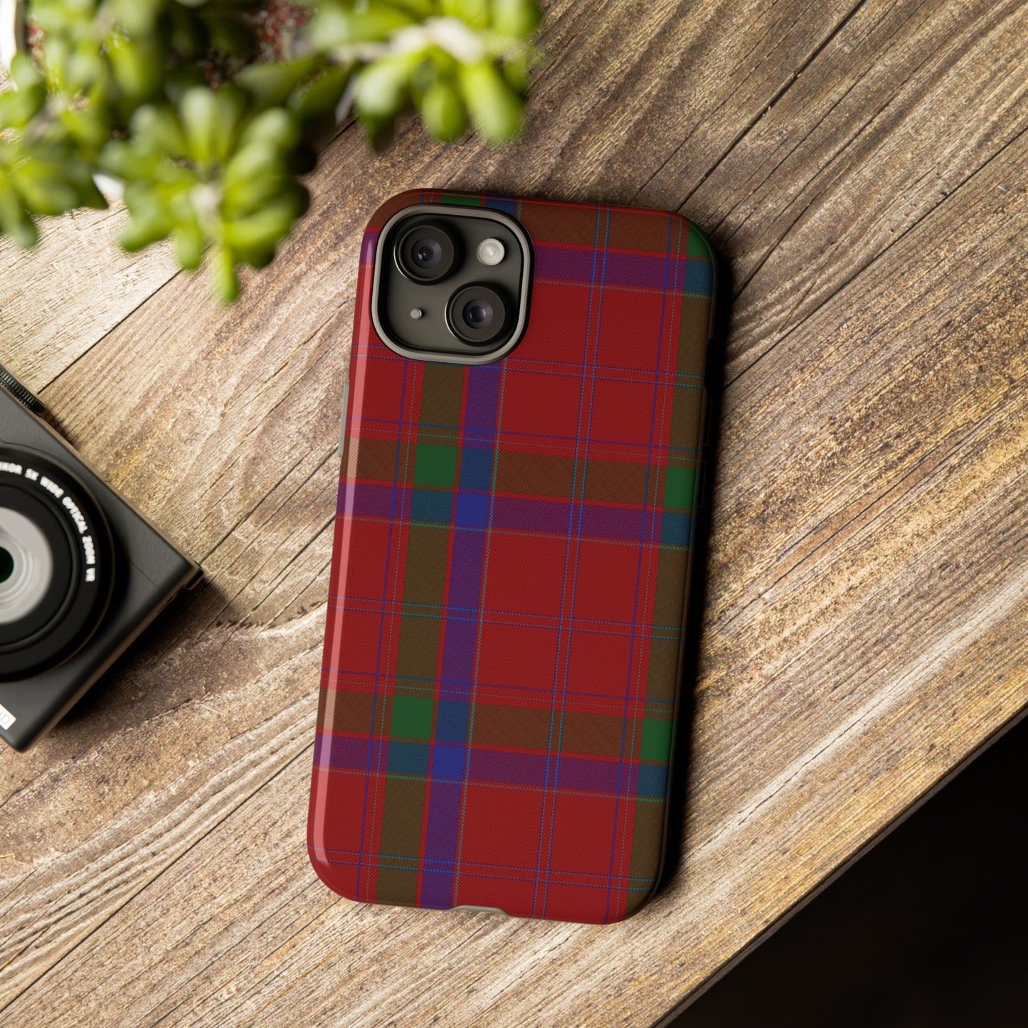 Étui de téléphone à motif tartan écossais - MacGillivary, Divers