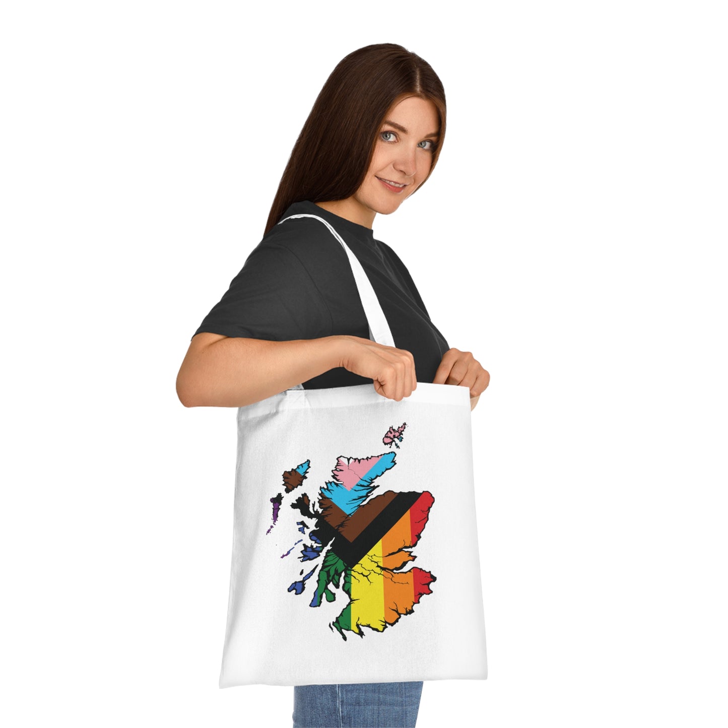 Scotland Pride Progress Map Cotton Tote Bag