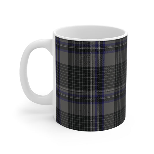 Scottish Tartan Mug 11oz, Hood Tartan