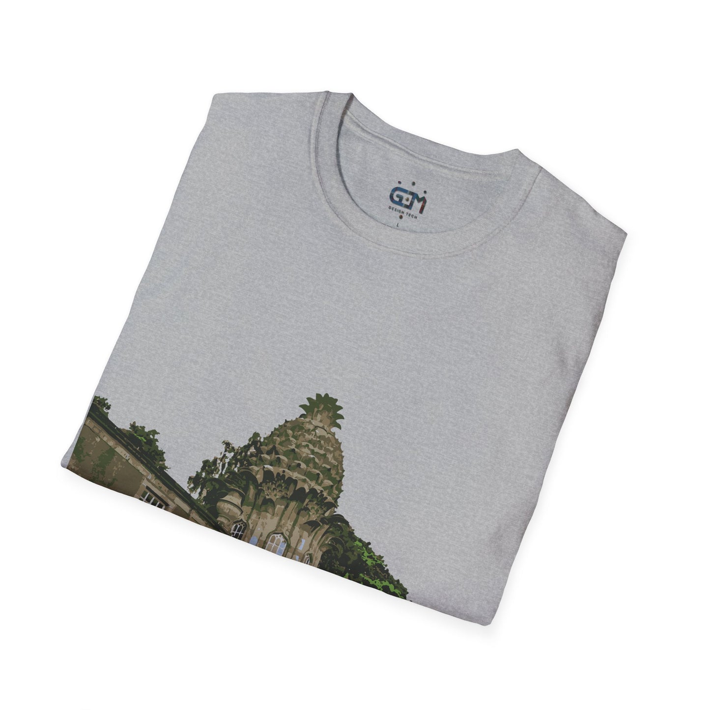 Dunmore Pineapple Artistic Softstyle T-Shirt, Unisex Tee, Scotland Shirt, Various Colours