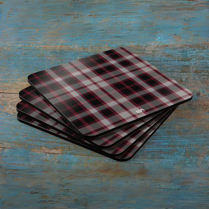Scottish Tartan Cork Coaster Set (M/Mc/Mac)