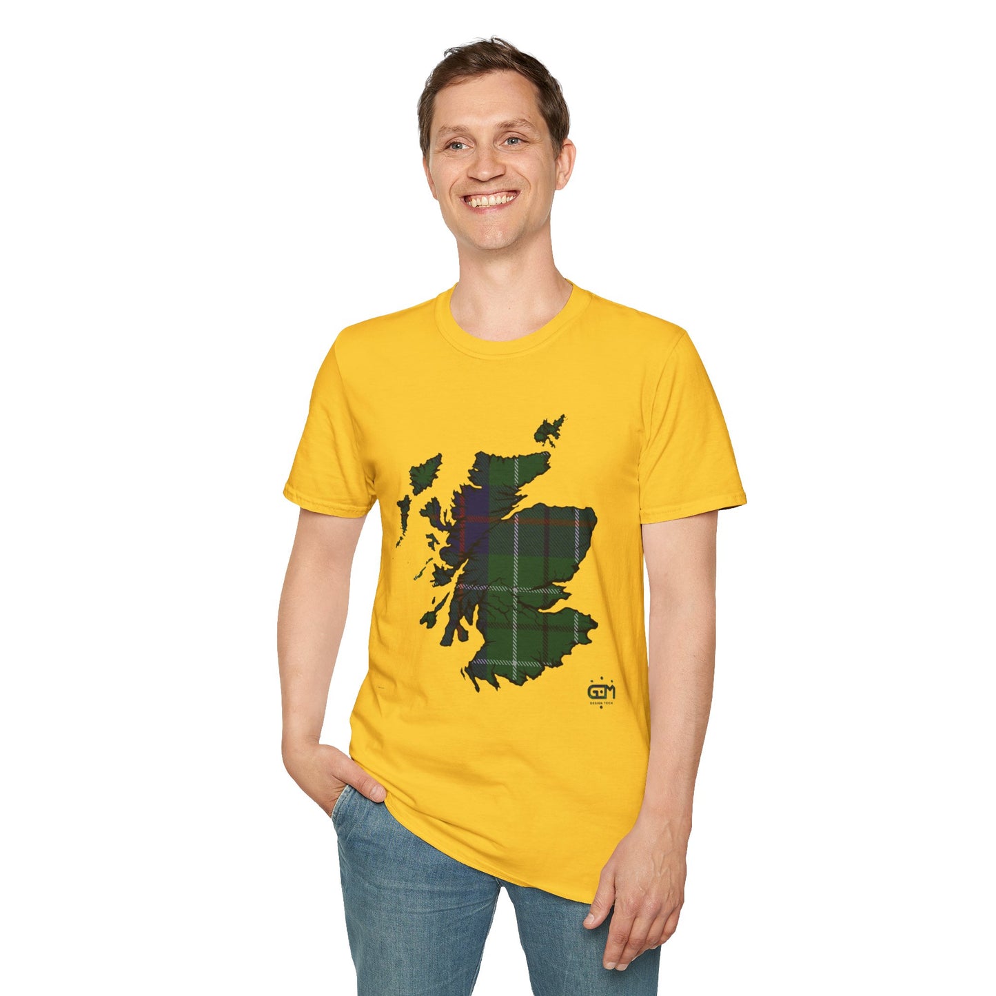 Tartan Ecosse Carte Softstyle T-Shirt Unisexe - Duncan Tartan Tee 