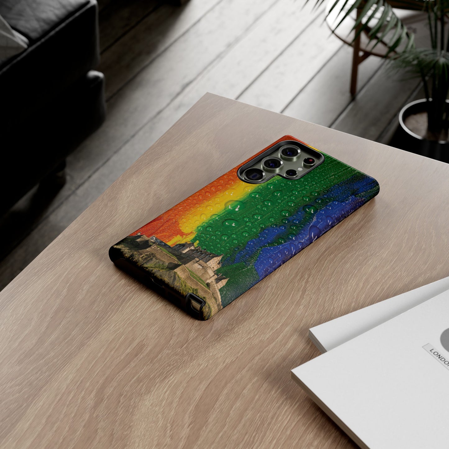 Edinburgh Castle Pride Phone Case - Rain, Various