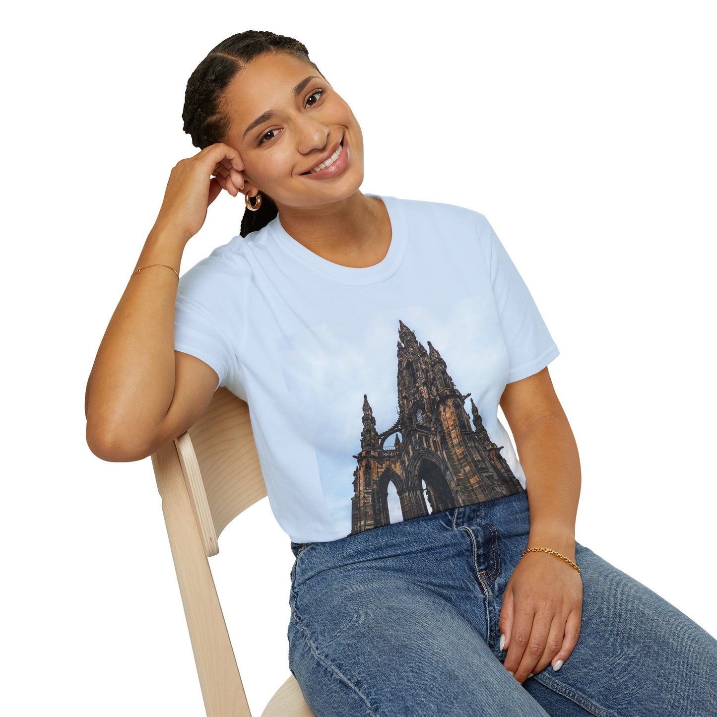 Scott Monument Photo Softstyle T-Shirt, Unisex Tee, Various Colours