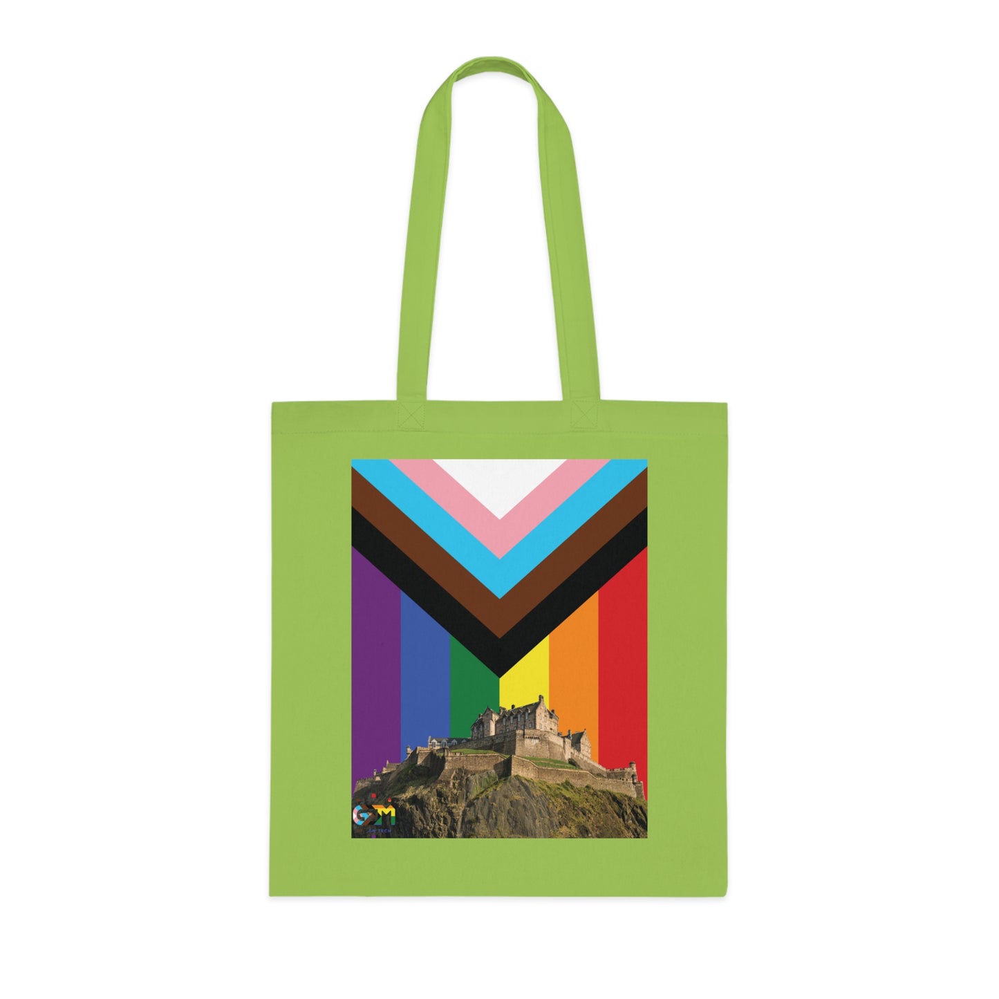 Edinburgh Castle Pride Progress Sky Cotton Tote Bag