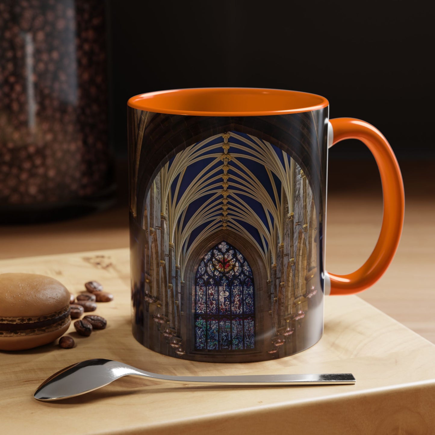 Tasses décoratives Écosse en gros plan - Scènes variées (orange)