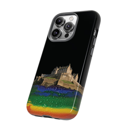 Edinburgh Castle Pride Rockface Phone Case - Rain, Various