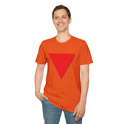 Red Triangle Softstyle Unisex T-Shirt, Various Colours