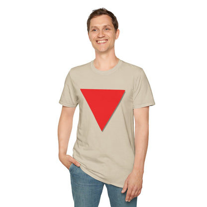 Red Triangle Softstyle Unisex T-Shirt, Various Colours