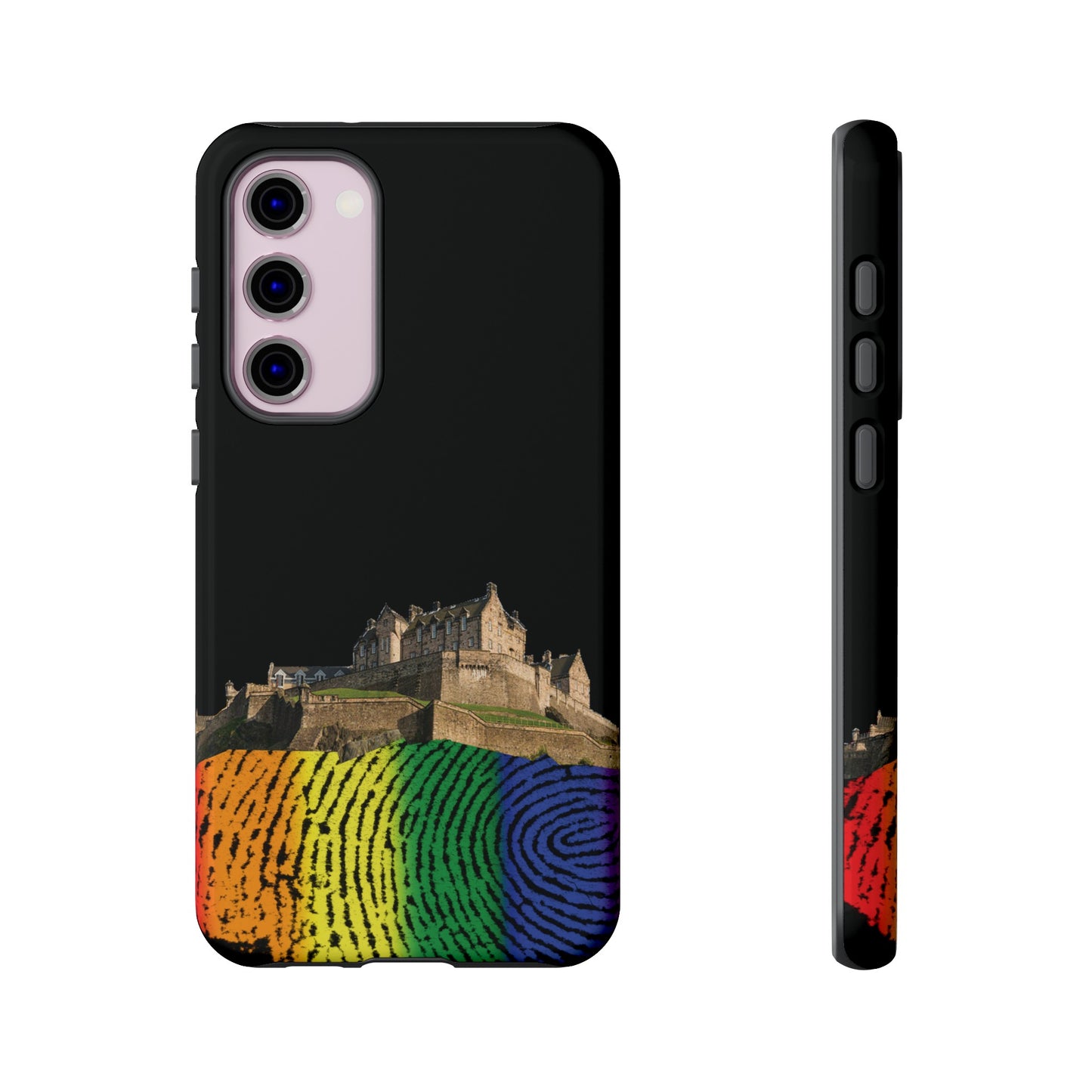 Edinburgh Castle Pride Rockface Phone Case - Fingerprint, Various