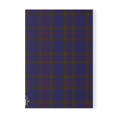 Scottish Tartan Softcover A5 Notebook - Elliot