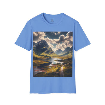 Glen Coe - Highlands Softstyle T-Shirt, Unisex Tee, Scottish Landmarks, Various Colours