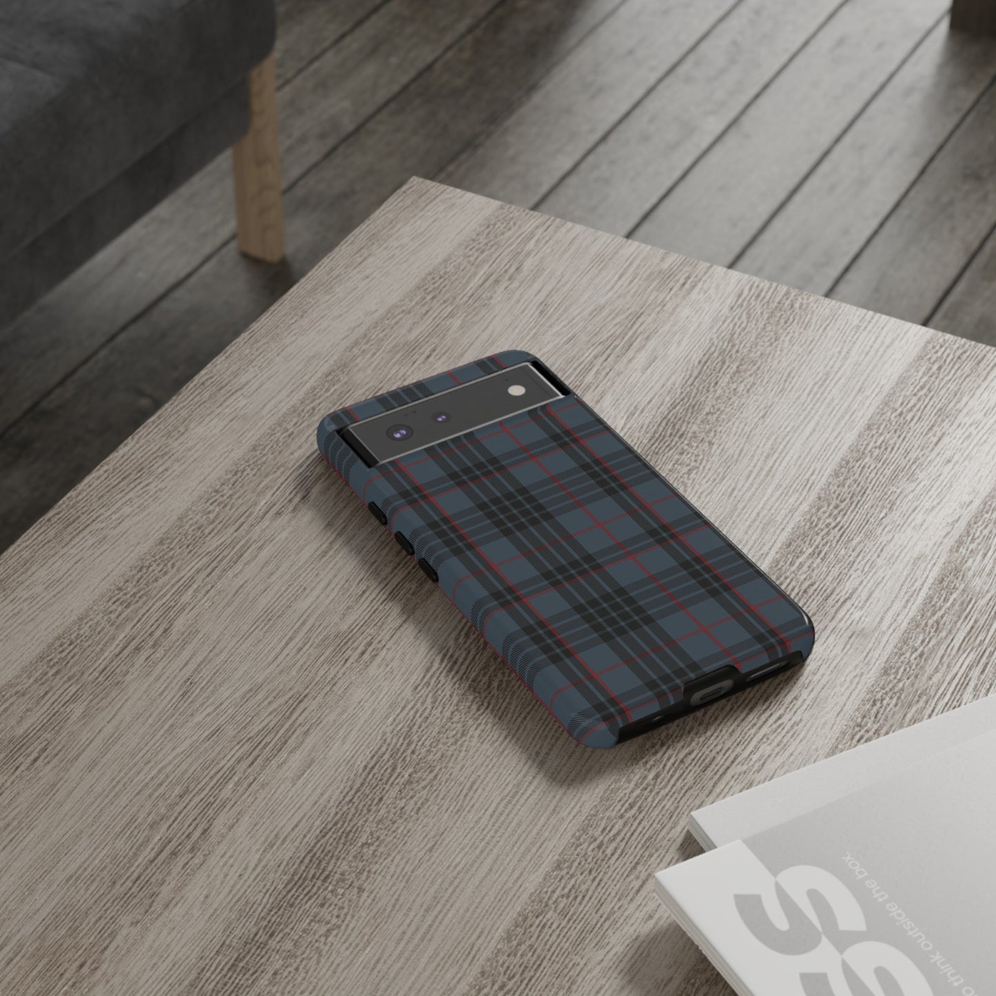 Étui de téléphone à motif tartan écossais - Mackay Blue, divers