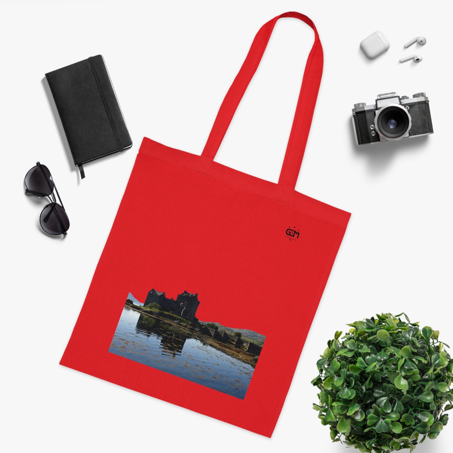 Scottish Landmark Cotton Tote Bags