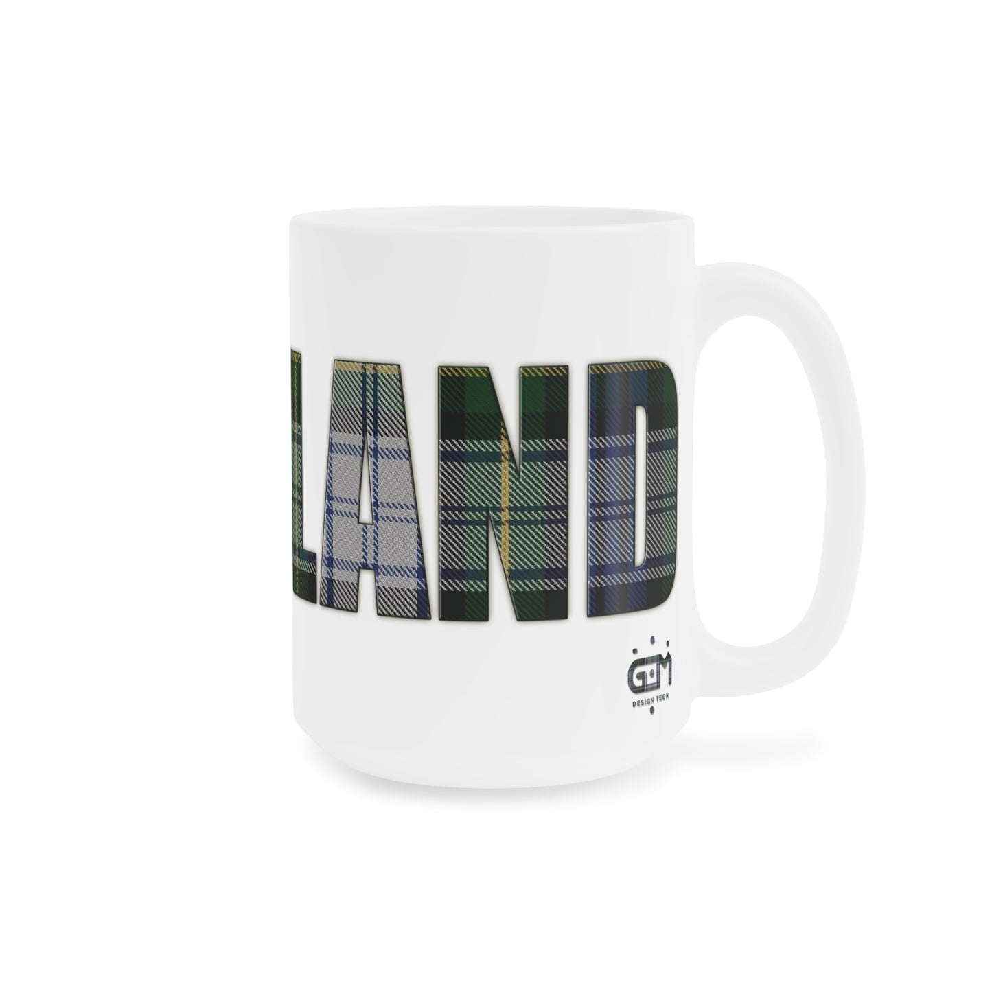 Scotland Tartan Mug - Gordon Dress Tartan, Various Sizes