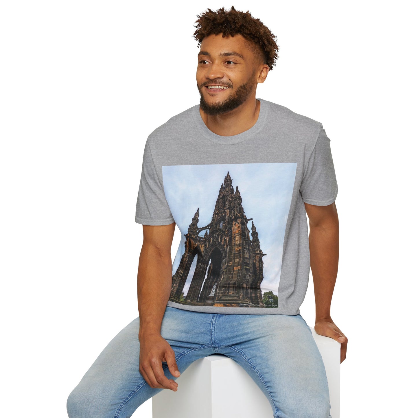 Scott Monument Photo Softstyle T-Shirt, Unisex Tee, Various Colours