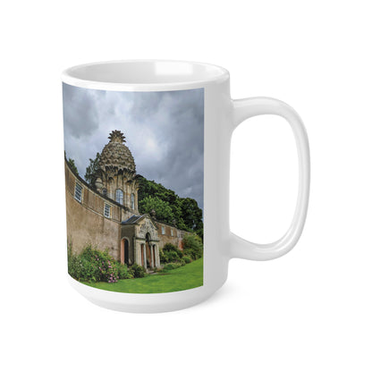 Dunmore Pineapple Photo Mug, Coffee Cup, Tea Cup, Scotland, White