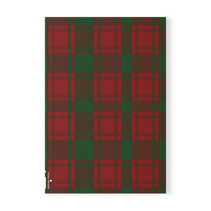 Carnet de notes A5 à couverture souple motif tartan écossais - MacQuarrie