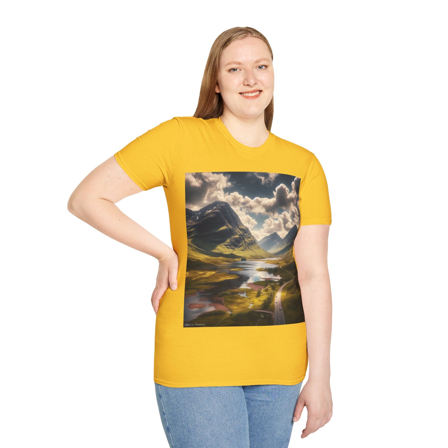 Glen Coe - Highlands Softstyle T-Shirt, Unisex Tee, Scottish Landmarks, Various Colours