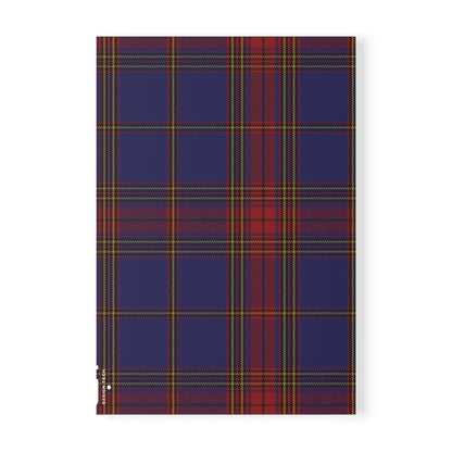 Scottish Tartan Softcover A5 Notebook - Leslie