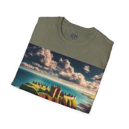 Dunnottar Castle - Stonehaven Softstyle T-Shirt, Unisex Tee, Scottish Landmarks, Various Colours