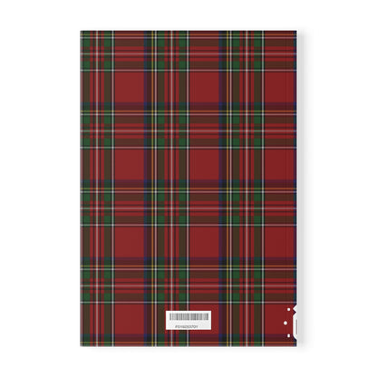 Scottish Tartan Softcover A5 Notebook - Stewart Royal