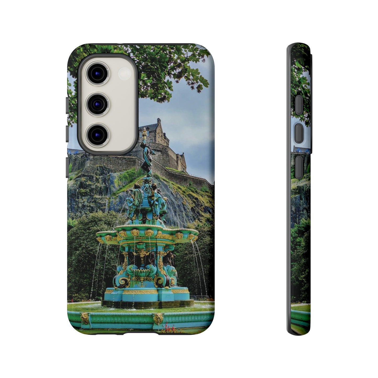 Ross Fountain & Edinburgh Castle Photo Phone Case, Scotland, Various