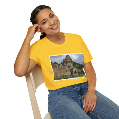 Postcard Dunmore Pineapple Photo Softstyle T-Shirt, Unisex Tee, Scotland Shirt, Various Colours