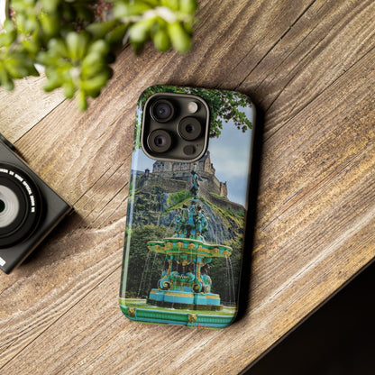 Ross Fountain & Edinburgh Castle Photo Phone Case, Scotland, Various