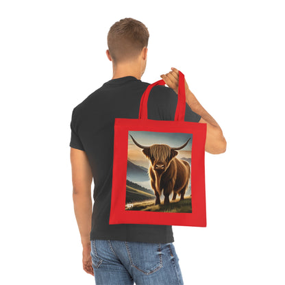 Scottish Nature Coloured Cotton Tote Bag