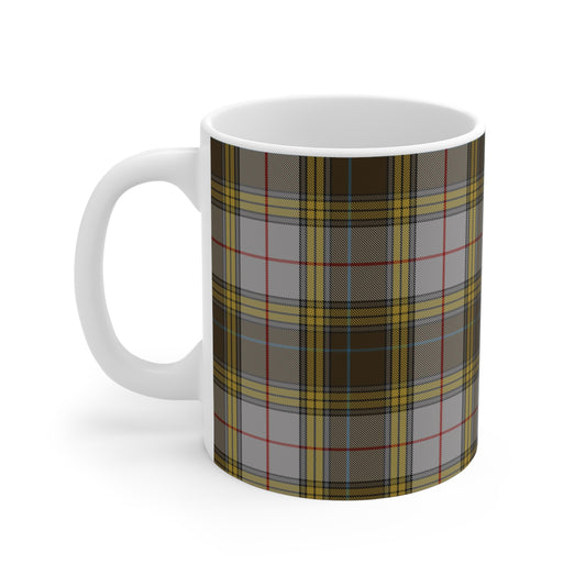 Scottish Tartan Mug 11oz, Buchanan Dress Tartan