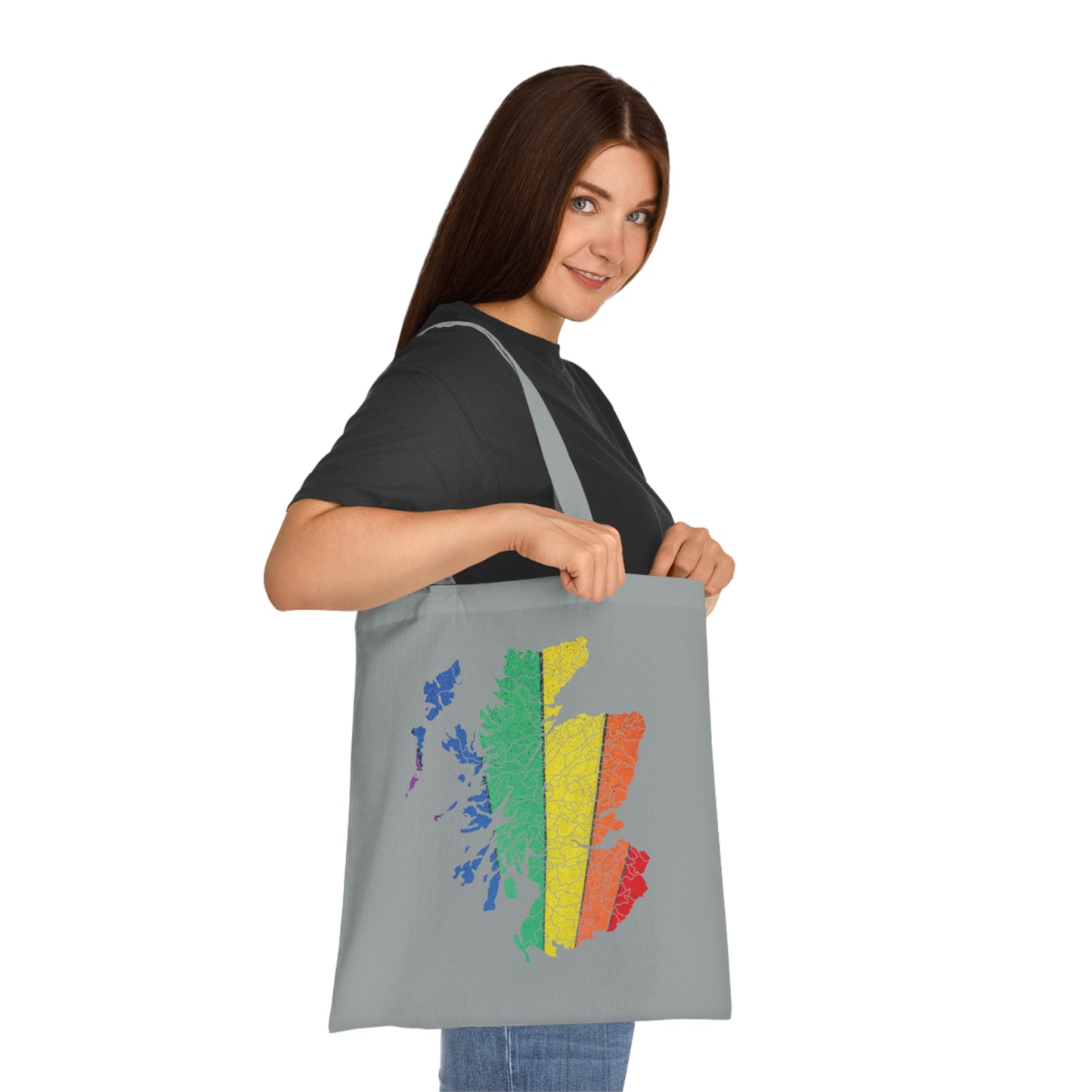 Scotland Pride Road Clan Map Cotton Tote Bag