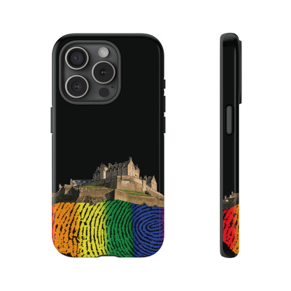 Edinburgh Castle Pride Rockface Phone Case - Fingerprint, Various