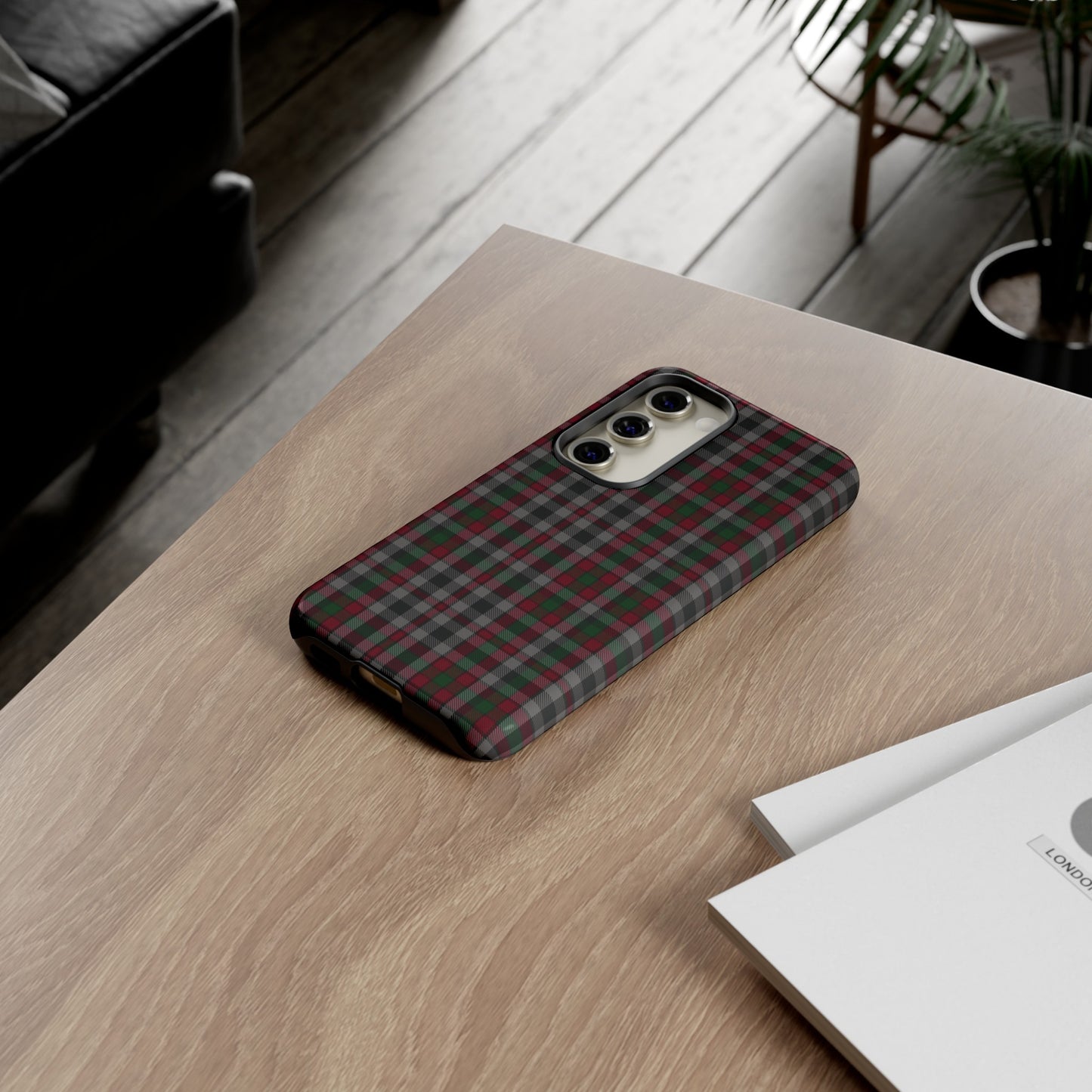 Étui de téléphone à motif tartan écossais - Borthwich, divers