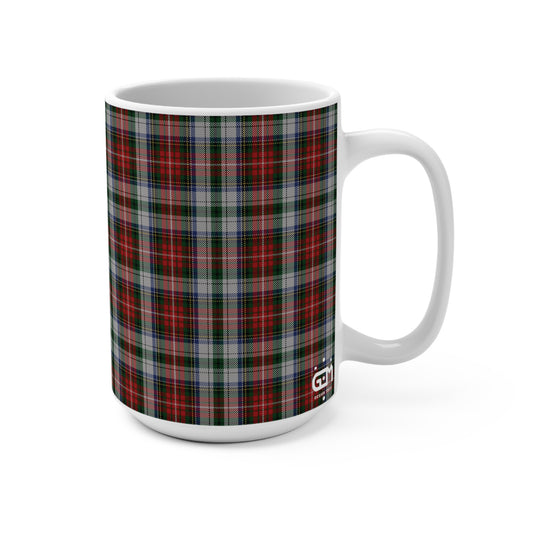 Scottish Tartan Mug 15oz, Stewart Tartan