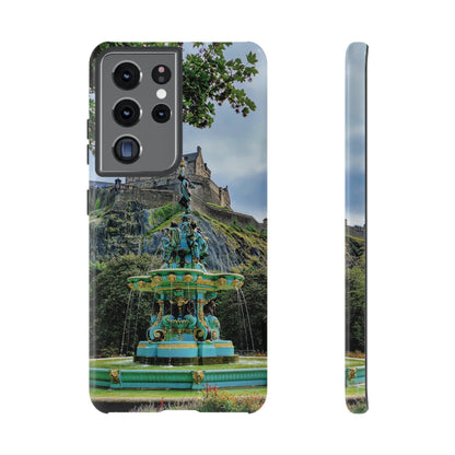 Ross Fountain & Edinburgh Castle Photo Phone Case, Scotland, Various