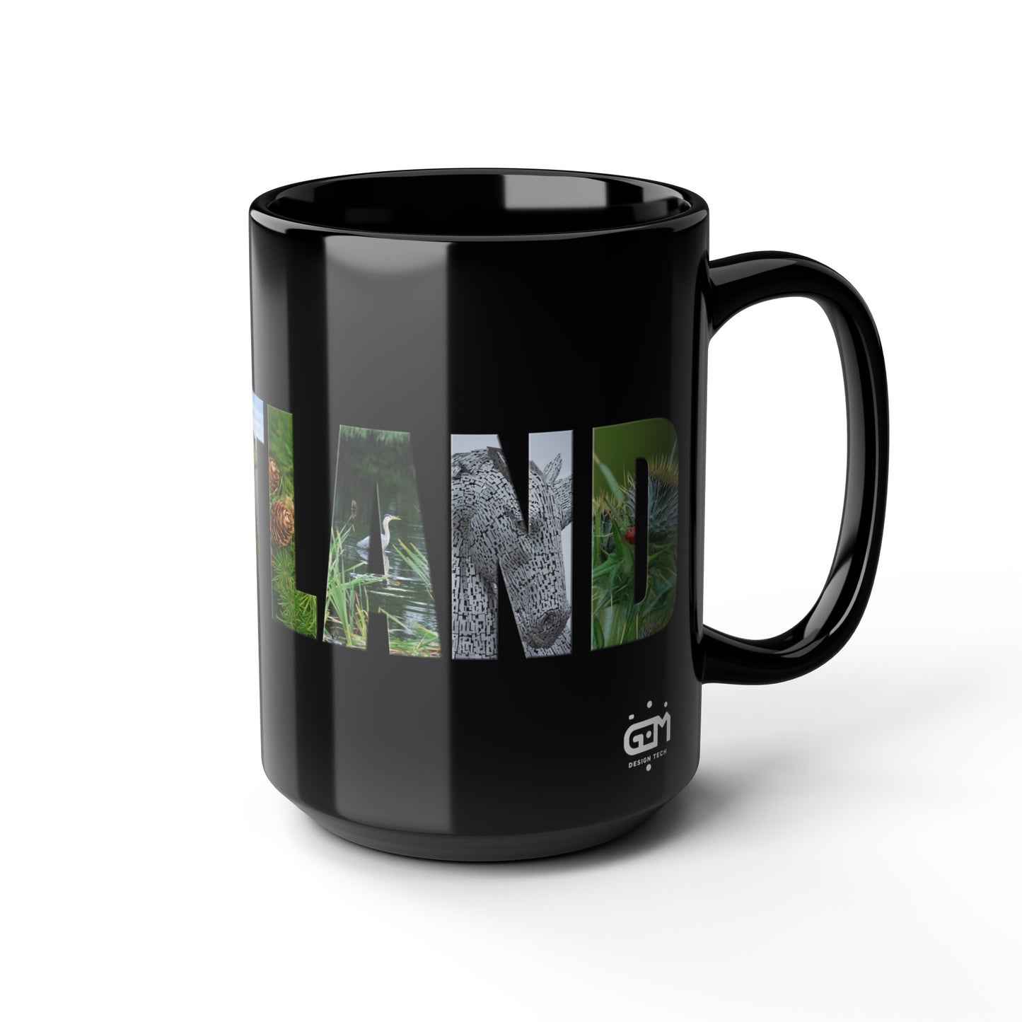 Scotland Photo Mug, Coffee Cup, Tea Cup, Scottish Art, Scottish Landmarks, Scottish Nature, Black