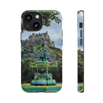 Ross Fountain & Edinburgh Castle Photo Phone Case, Scotland, Various