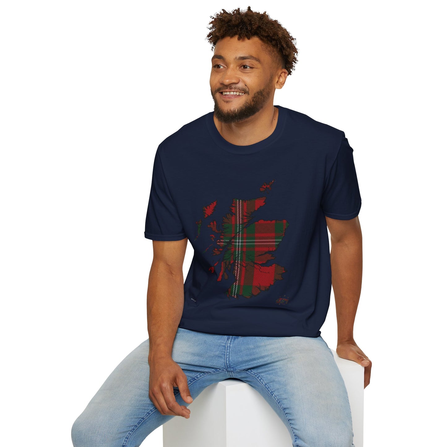 Tartan Ecosse Carte Softstyle T-Shirt Unisexe - MacGregor Tartan Tee