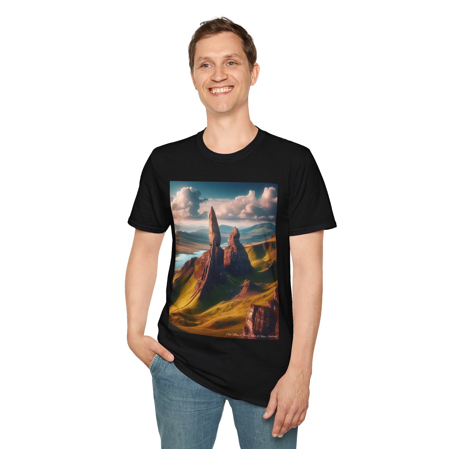 Isle of Skye Summer Softstyle Unisex T-Shirt, Scotland Tee