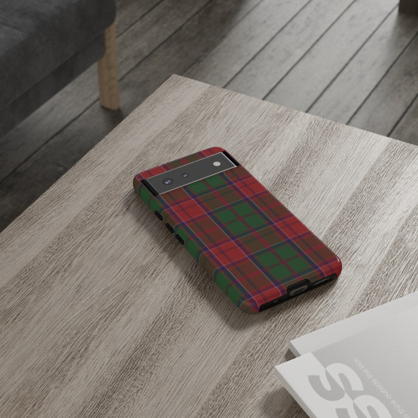 Étui de téléphone à motif tartan écossais - Grant, Divers