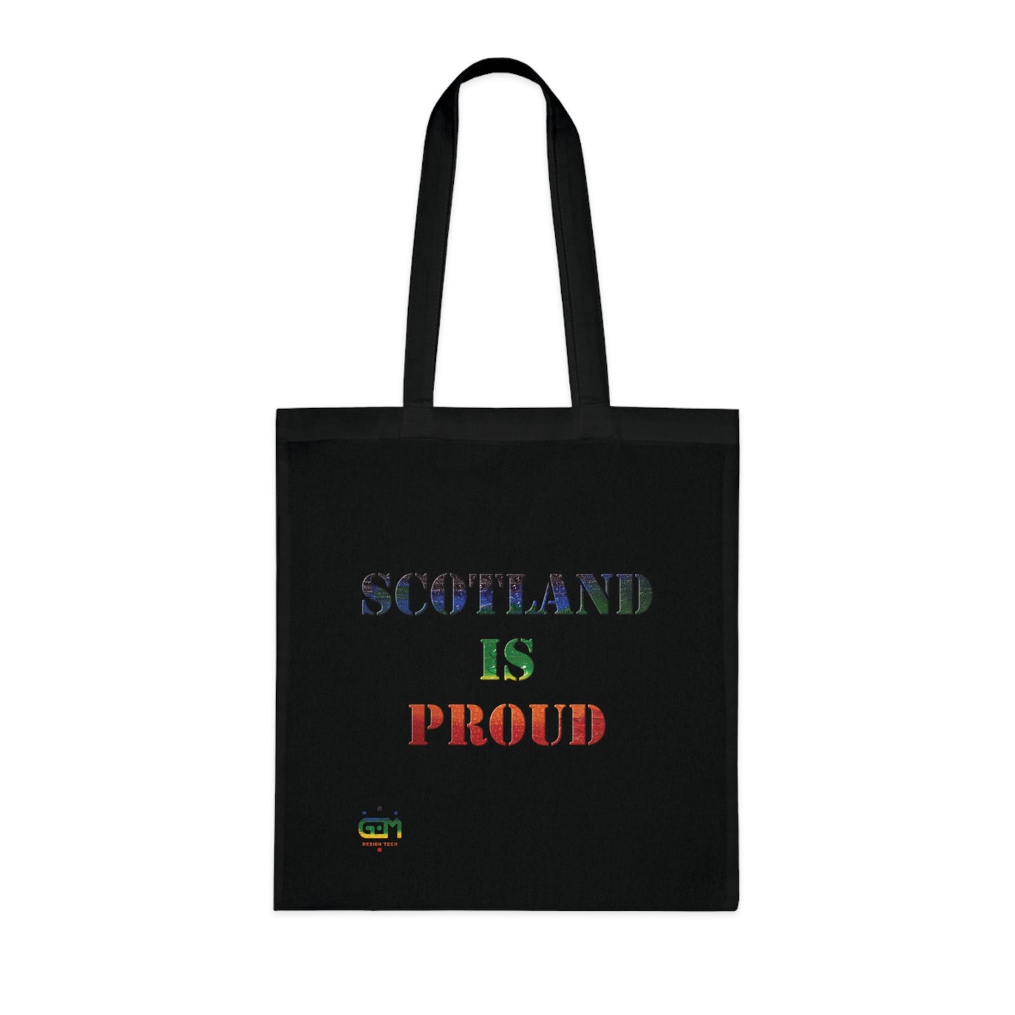 Scotland Pride Rain Map Cotton Tote Bag