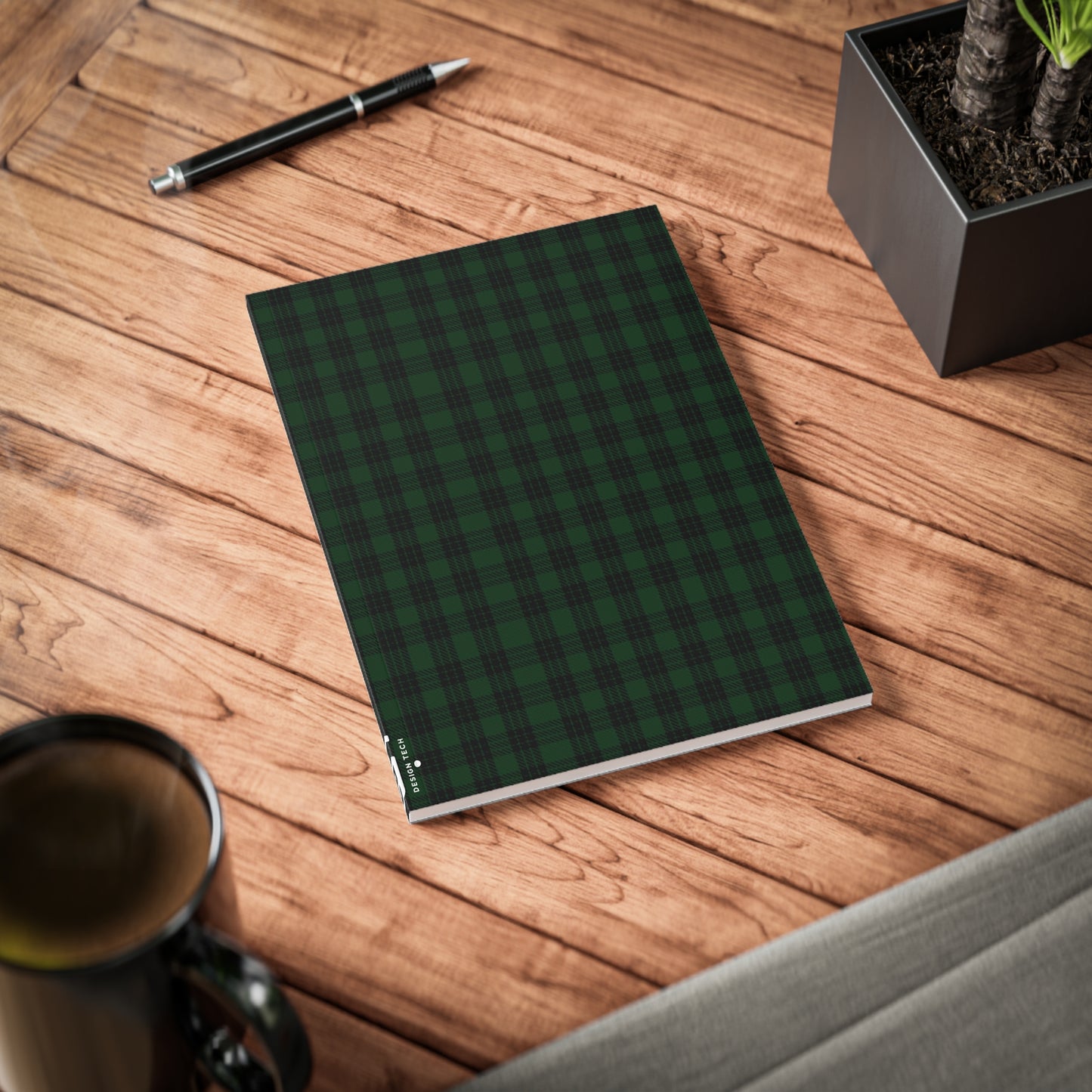 Scottish Tartan Softcover A5 Notebook - Graham