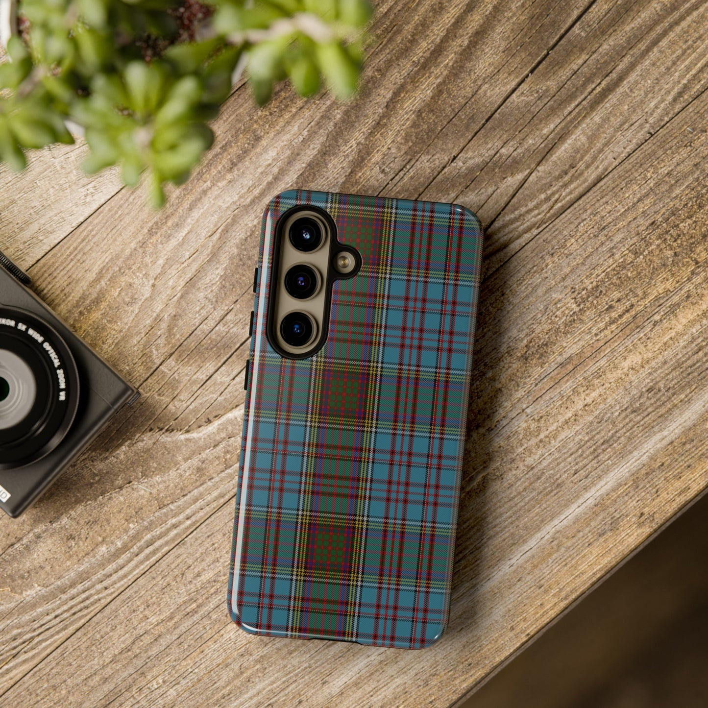 Étui de téléphone à motif tartan écossais - Anderson, Divers