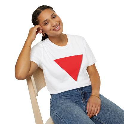 Red Triangle Softstyle Unisex T-Shirt, Various Colours