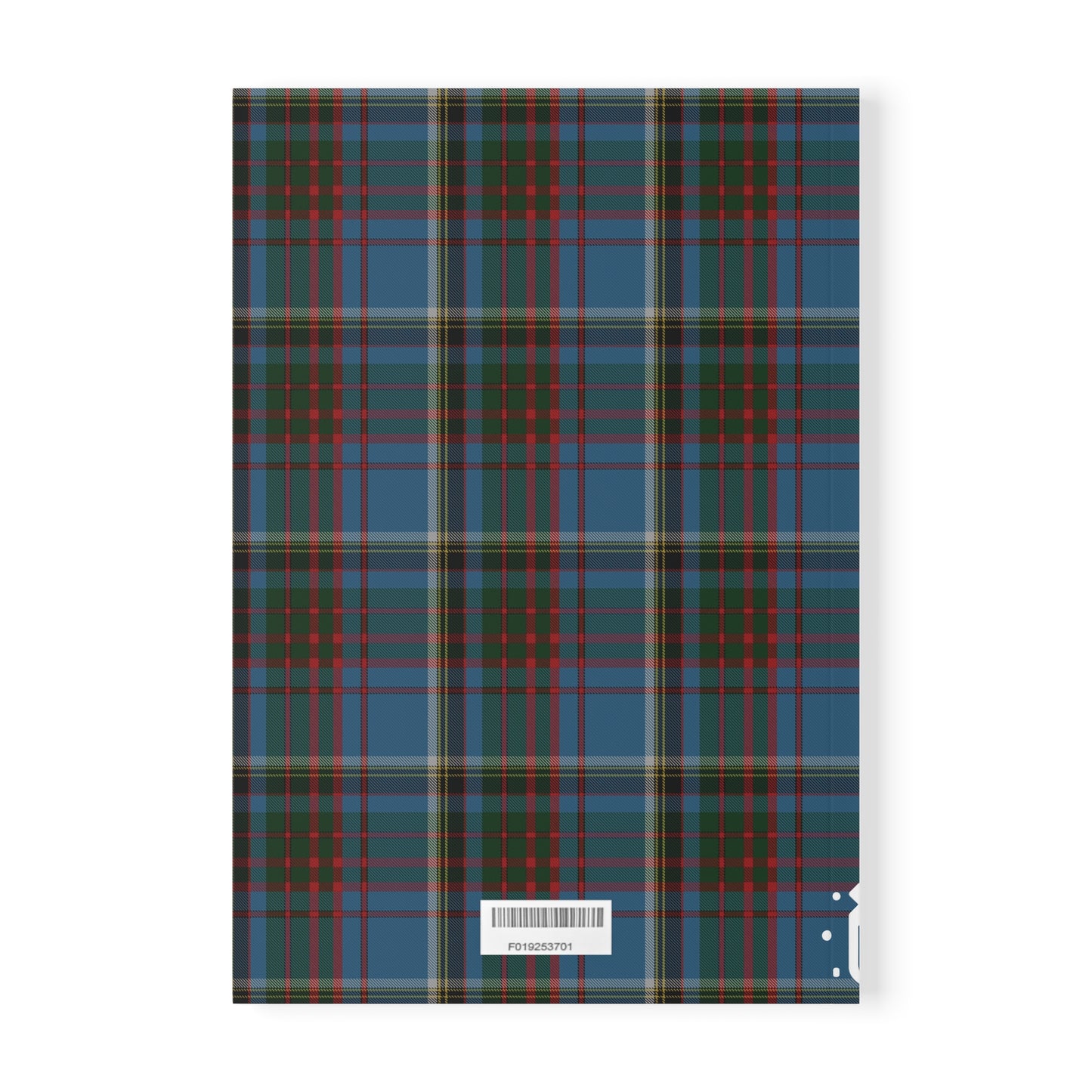 Scottish Tartan Softcover A5 Notebook - Anderson Old