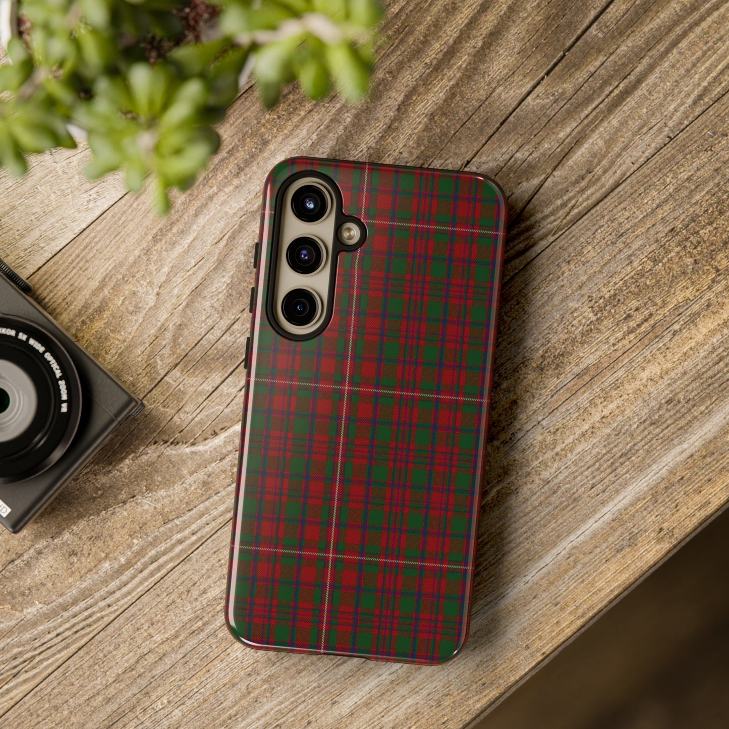 Étui de téléphone à motif tartan écossais - MacKinnon, divers