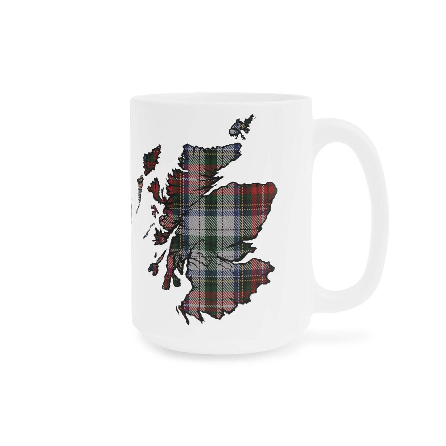 Tasse de carte de tartan d’Écosse - Stewart Tartan, différentes tailles 