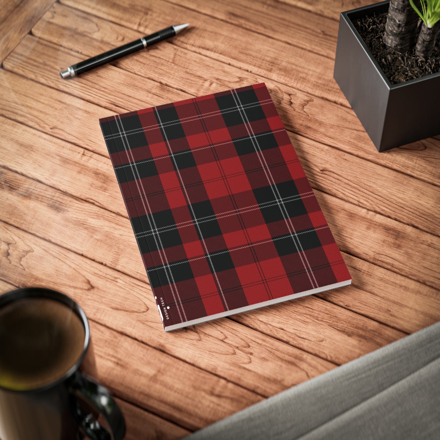 Carnet de notes A5 à couverture souple motif tartan écossais - Ramsay