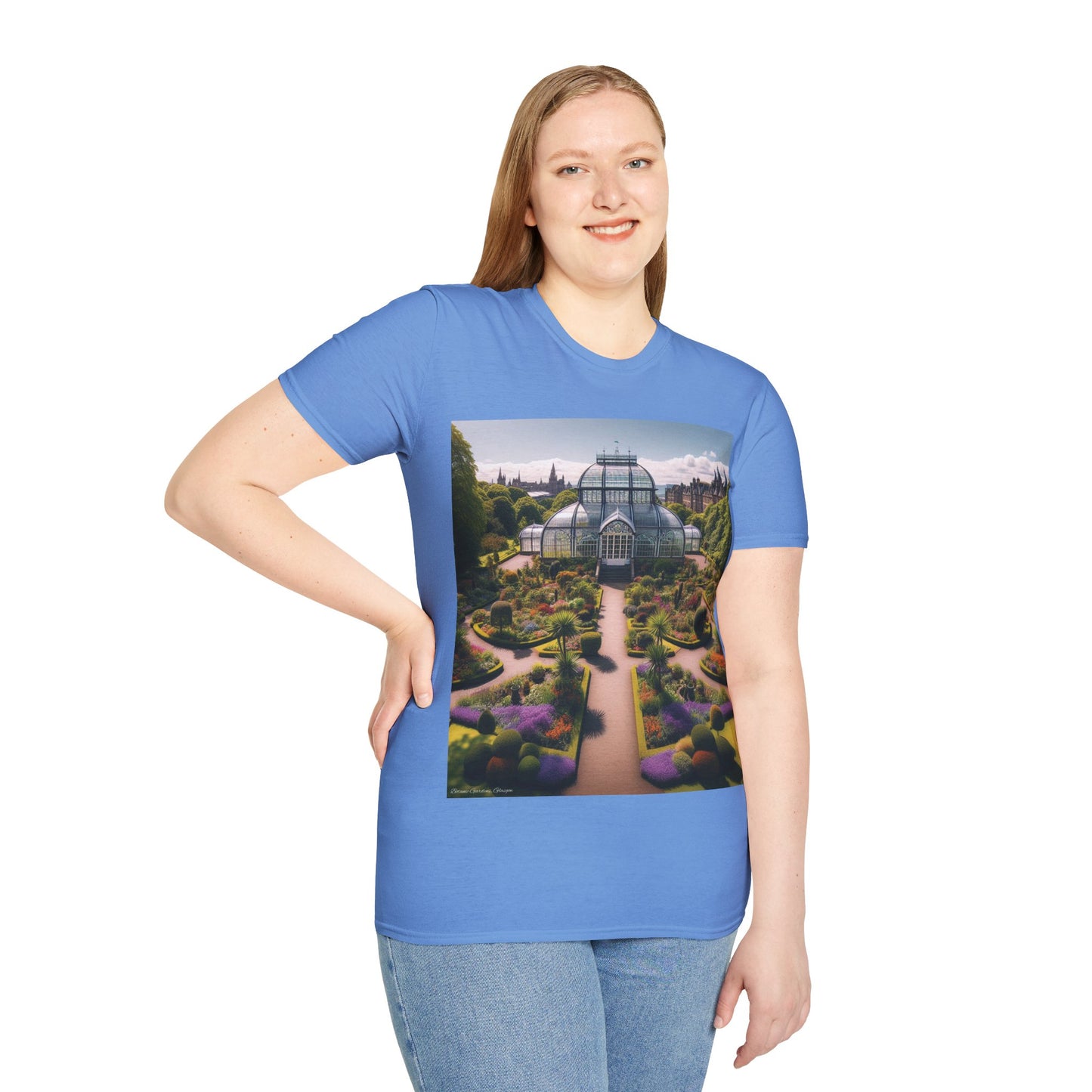 Botanic Gardens Glagsow Softstyle T-Shirt, Unisex Tee, Scottish Landmarks, Various Colours